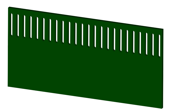 Seitenwand mit Öffnungen für Kälberbox