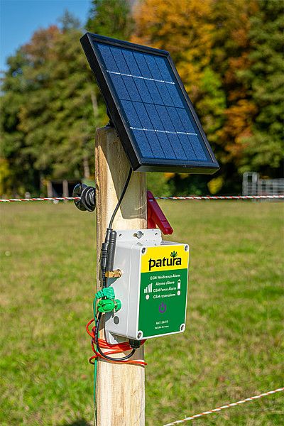 Solarmodul für PATURA GSM-Weidezaunalarm