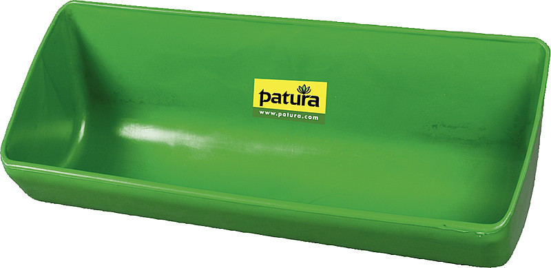 Kunststoff-Langtrog, 13 Liter, grün  zum Anschrauben