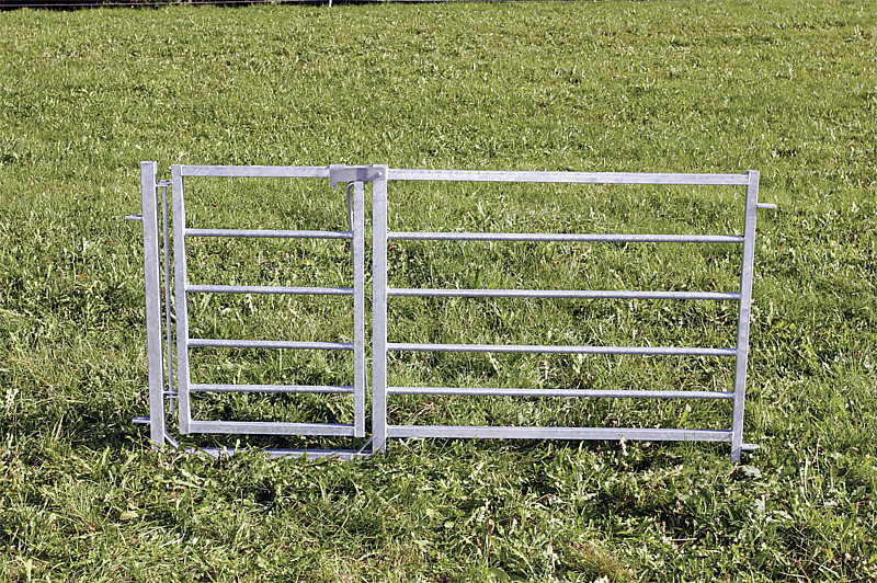 Horde mit Schwingtor, Breite 1,83 m,  Schafe, verzinkt