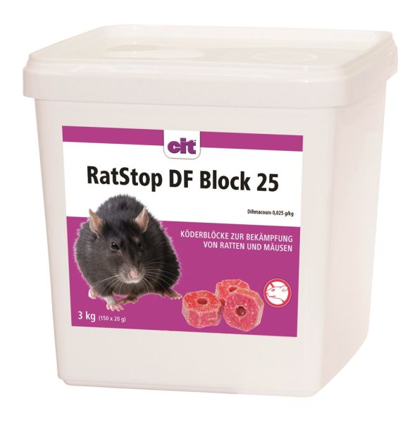 RatStop DF 25  Köderwürfel 3 kg